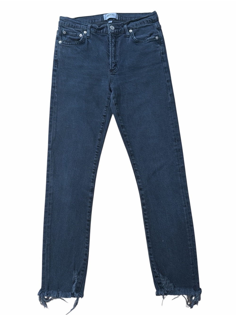 Agolde Toni Mid Rise Slim Straight Jeans